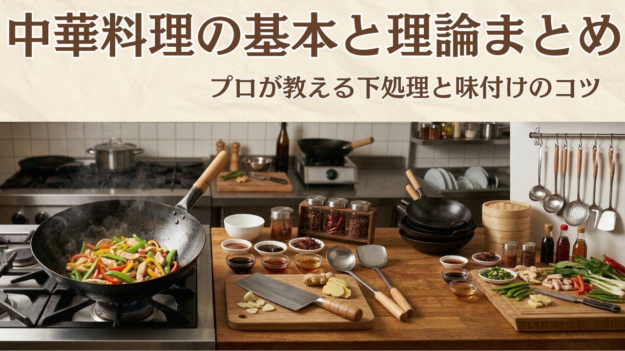 中華料理の基本と理論まとめ。プロが教える下処理と味付けのコツ