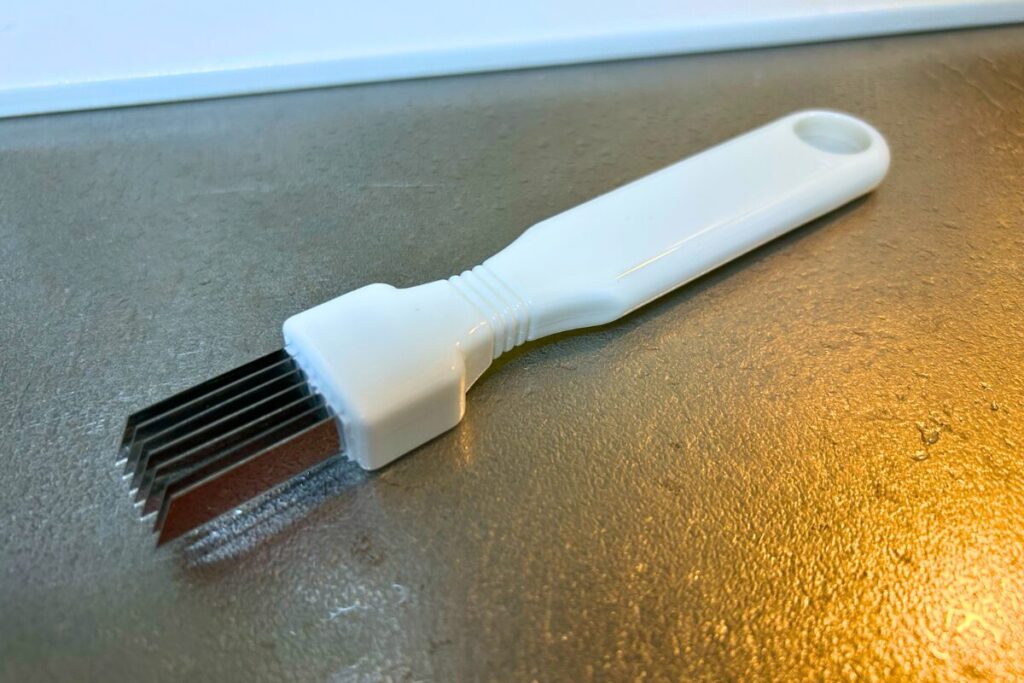 ホテルの現場で使っていたネギカッター（白髪ねぎカッター）